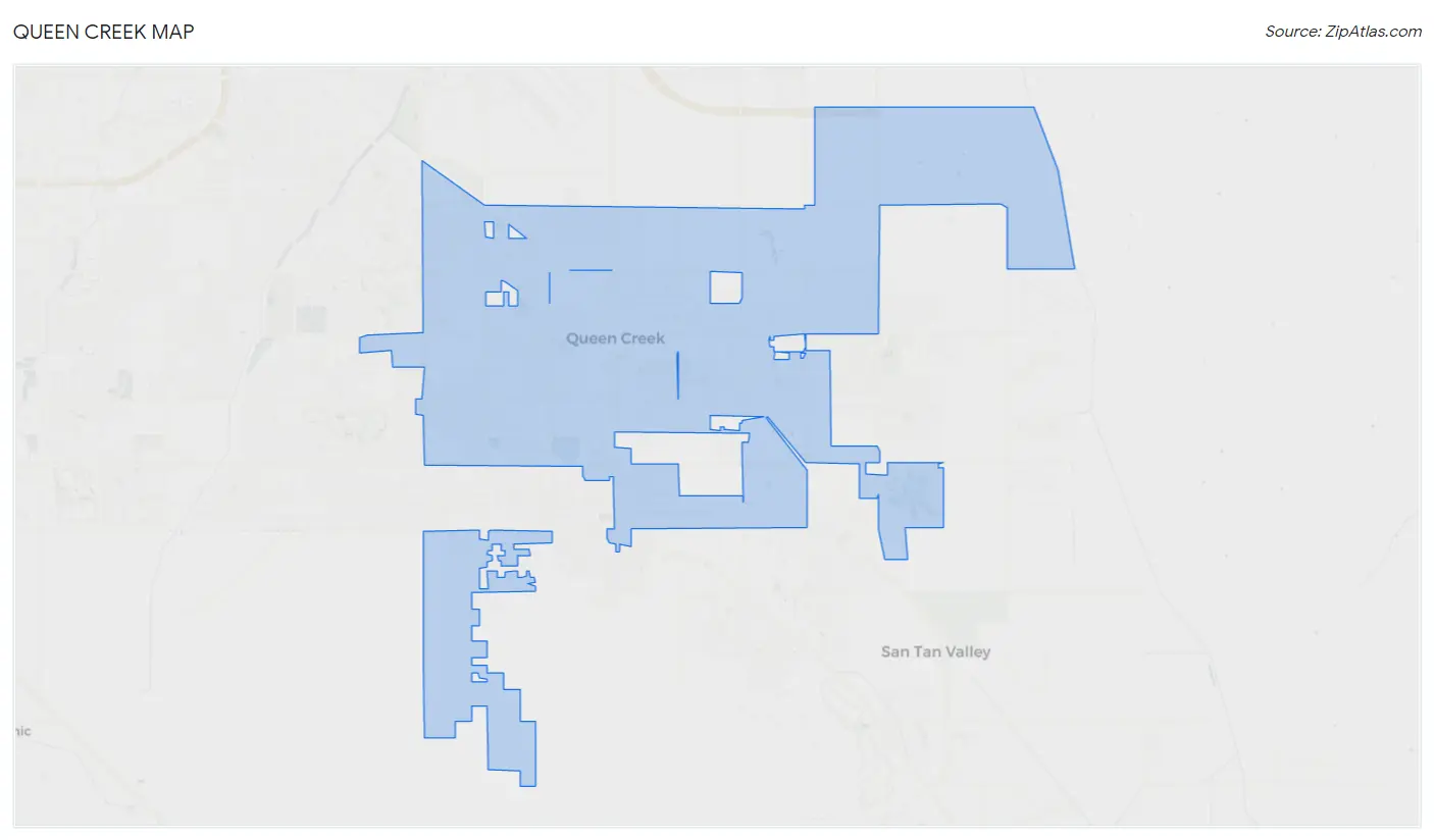 Queen Creek Map