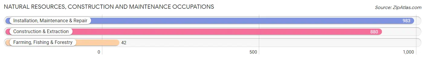 Natural Resources, Construction and Maintenance Occupations in Queen Creek