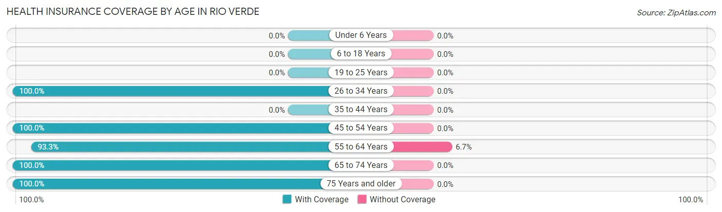 Health Insurance Coverage by Age in Rio Verde