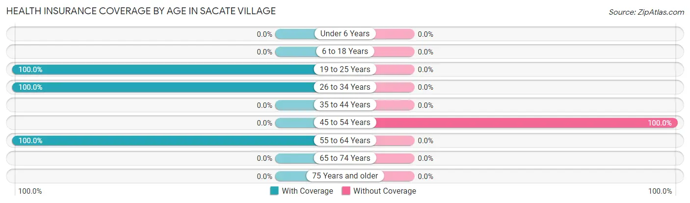 Health Insurance Coverage by Age in Sacate Village