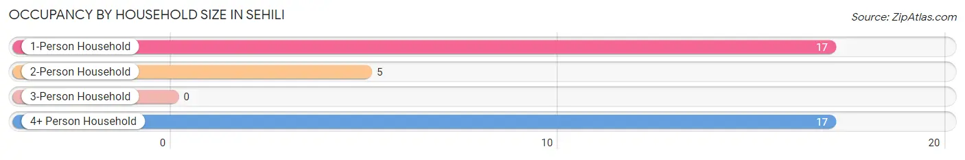 Occupancy by Household Size in Sehili