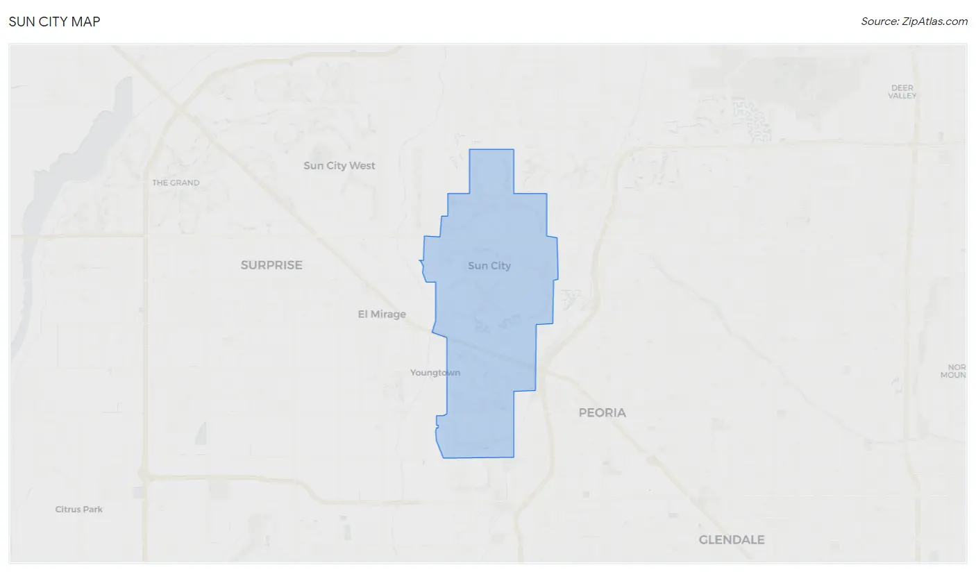 Sun City Map