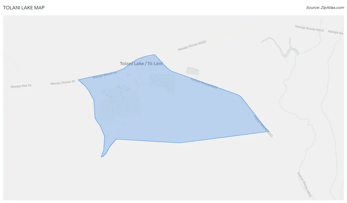 Tolani Lake Map