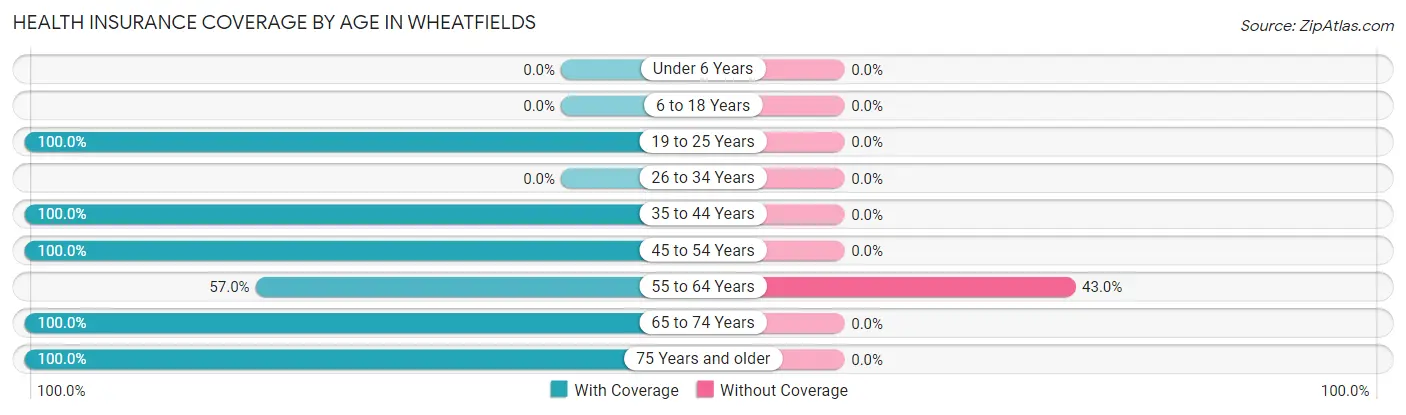 Health Insurance Coverage by Age in Wheatfields