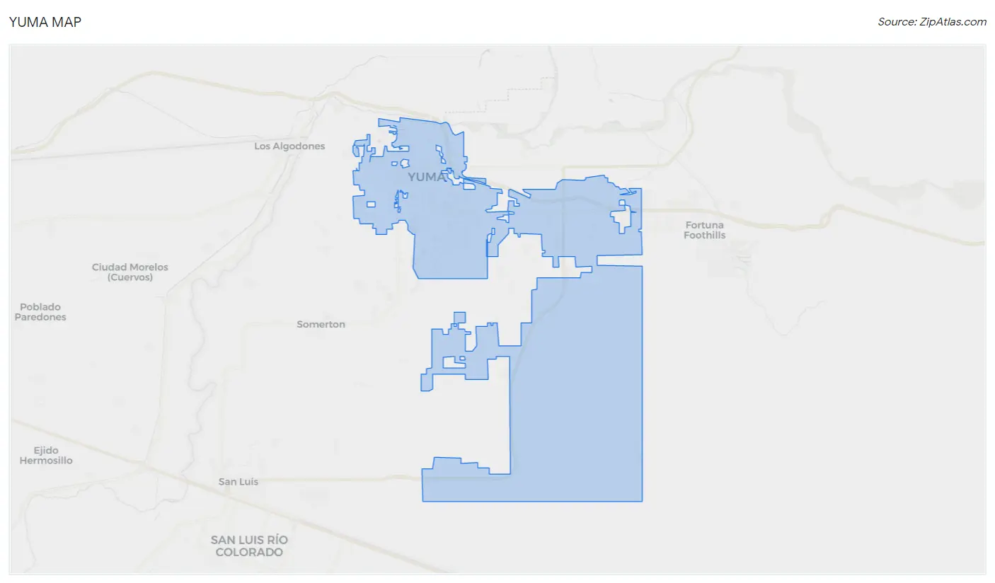 Yuma Map