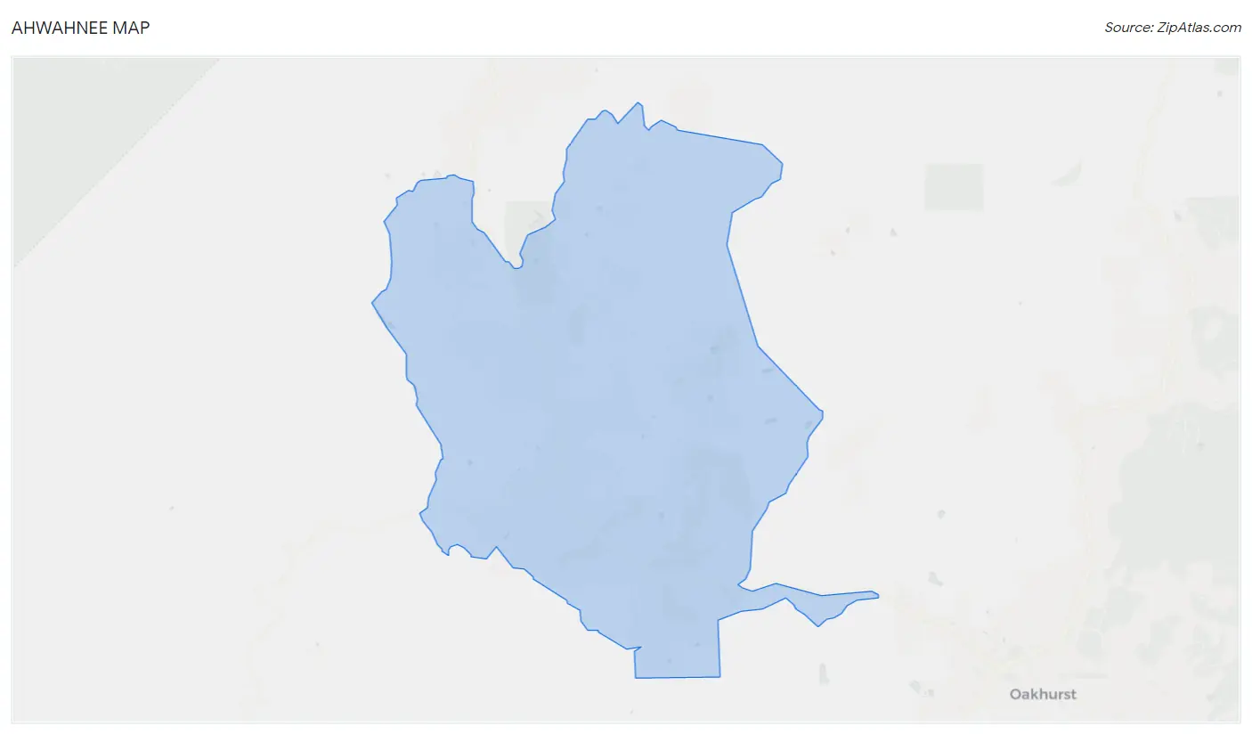 Ahwahnee Map