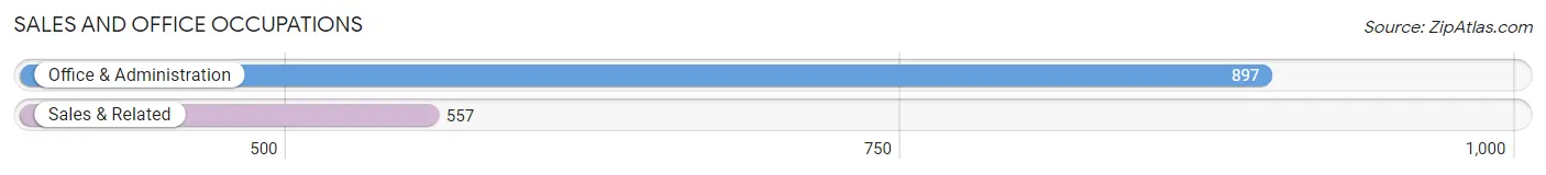 Sales and Office Occupations in Albany