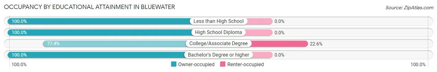 Occupancy by Educational Attainment in Bluewater