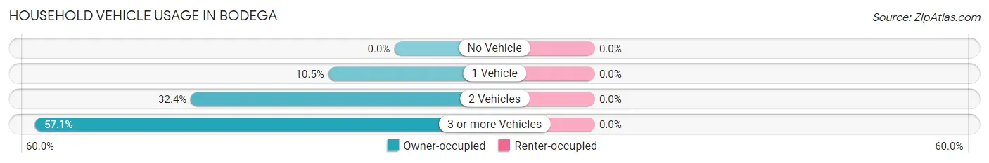 Household Vehicle Usage in Bodega