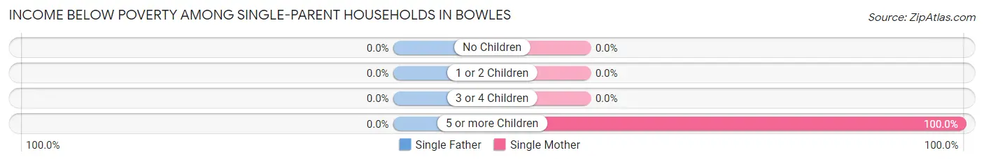 Income Below Poverty Among Single-Parent Households in Bowles