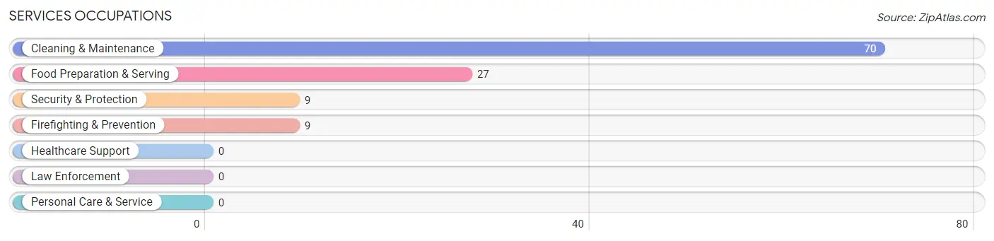 Services Occupations in Bridgeport