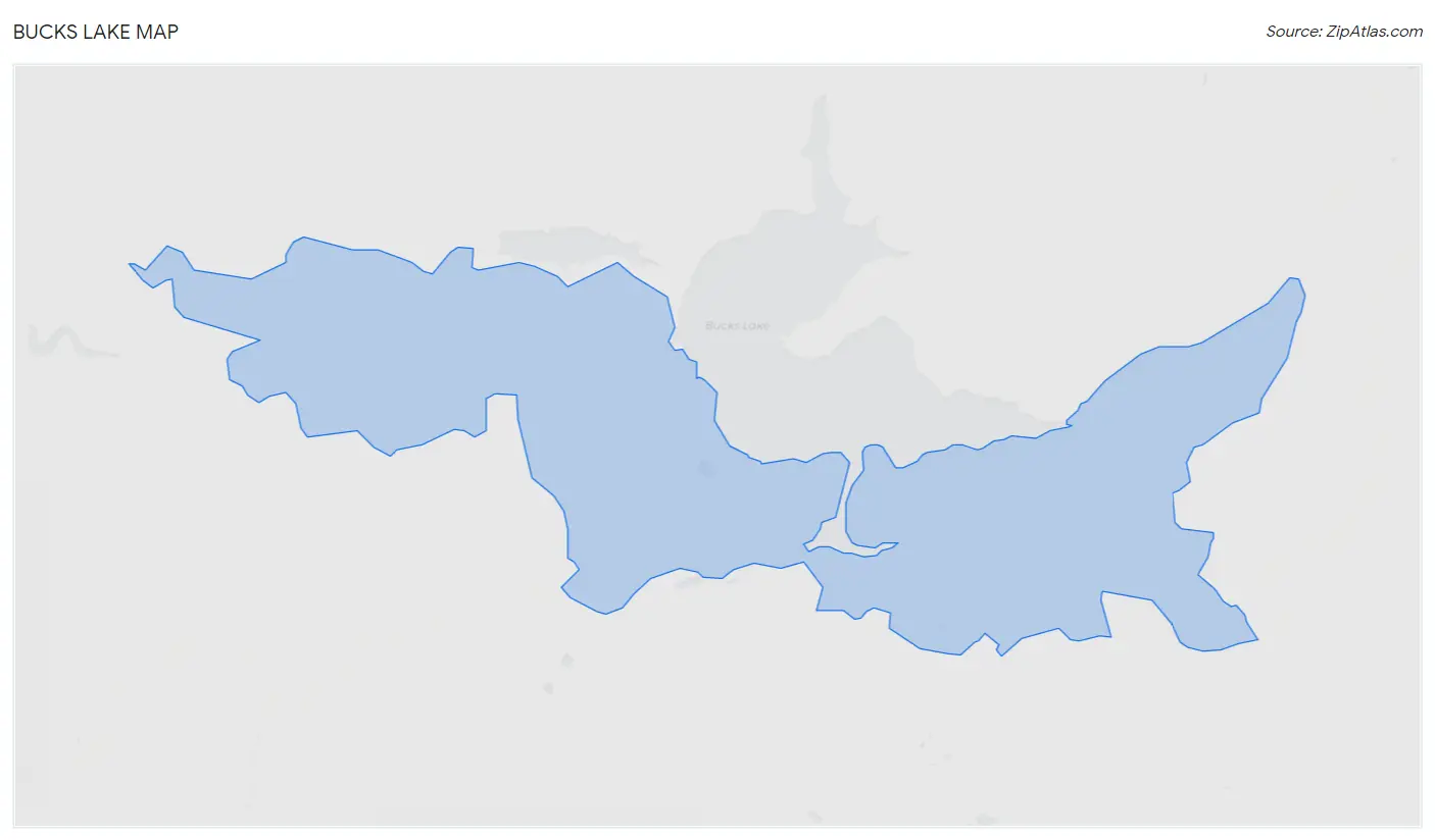 Bucks Lake Map