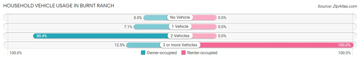Household Vehicle Usage in Burnt Ranch