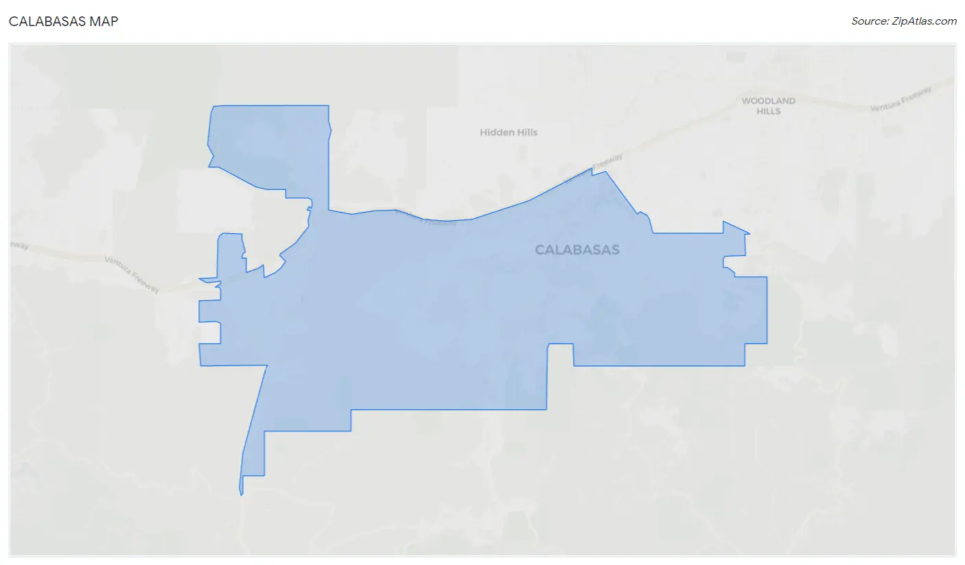 Calabasas Map