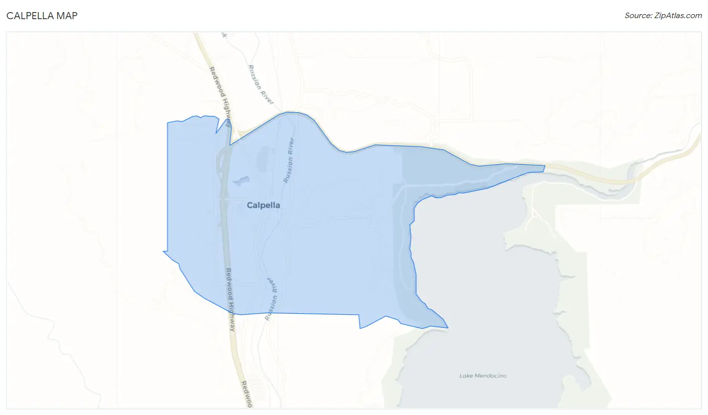 Calpella Map