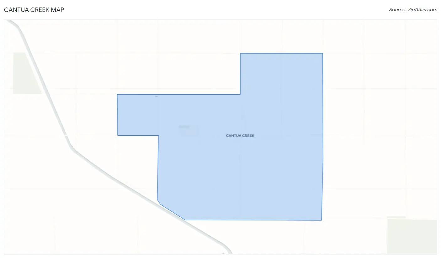 Cantua Creek Map