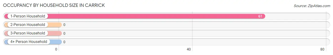 Occupancy by Household Size in Carrick