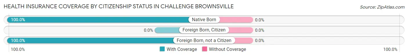 Health Insurance Coverage by Citizenship Status in Challenge Brownsville