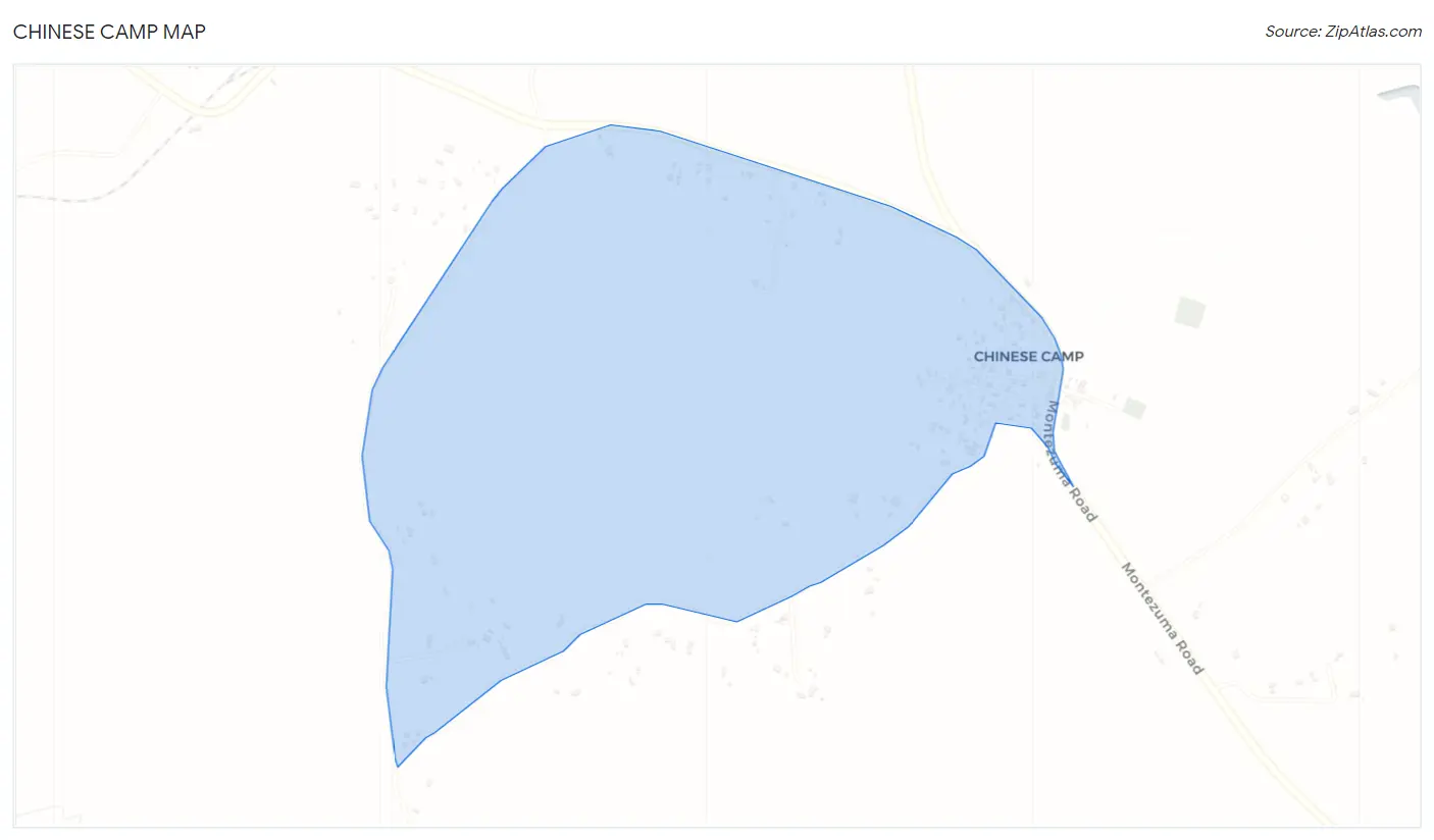 Chinese Camp Map