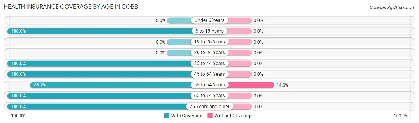 Health Insurance Coverage by Age in Cobb