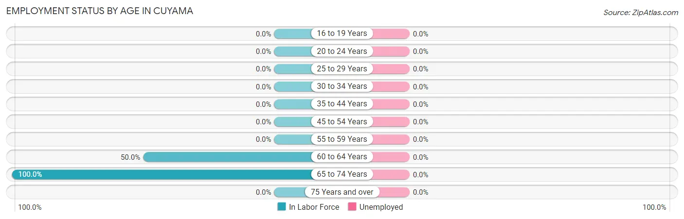 Employment Status by Age in Cuyama