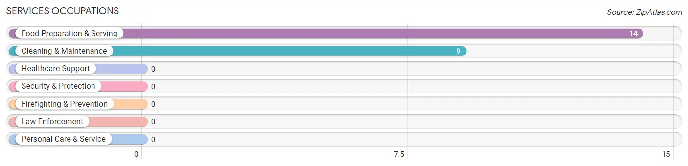 Services Occupations in Delleker