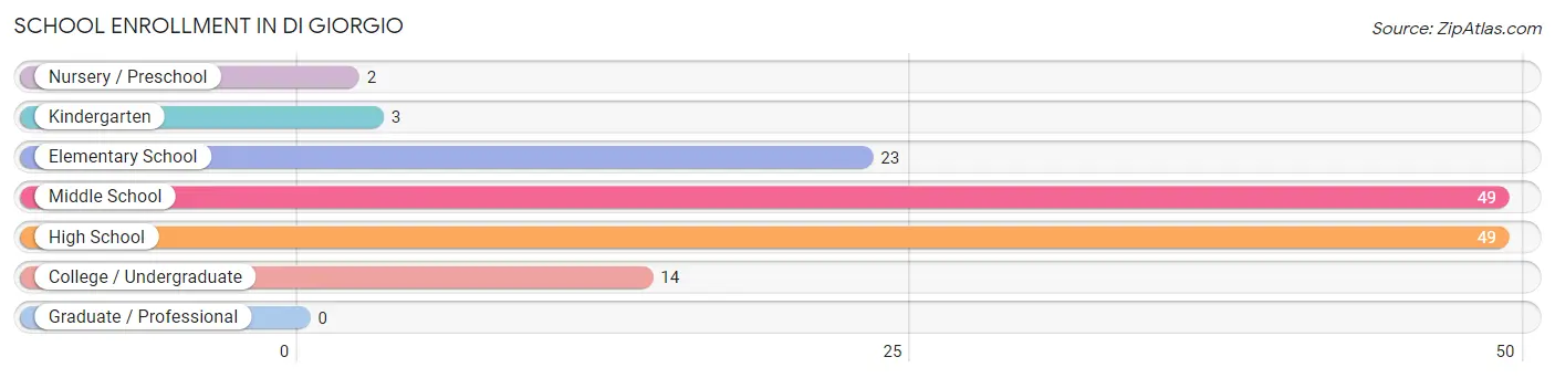 School Enrollment in Di Giorgio