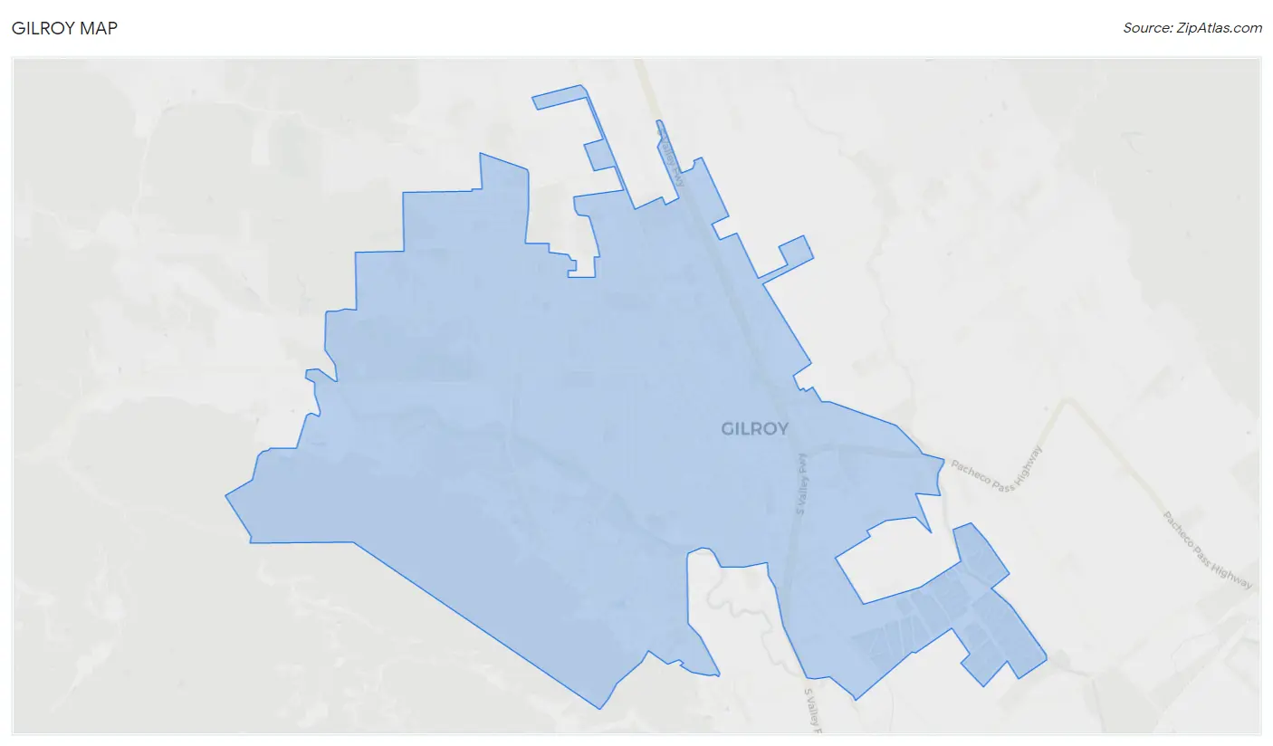 Gilroy Map