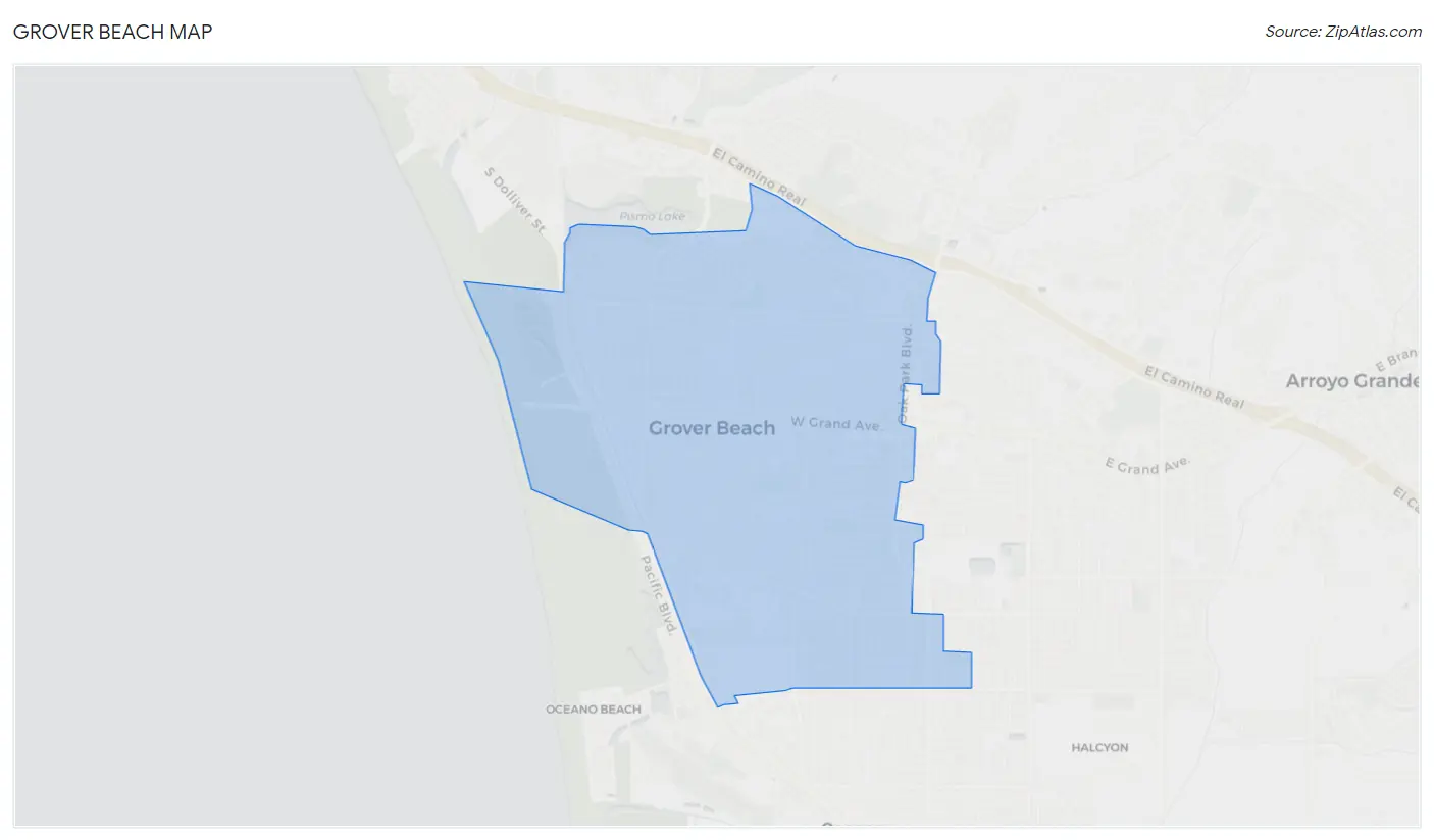 Grover Beach Map