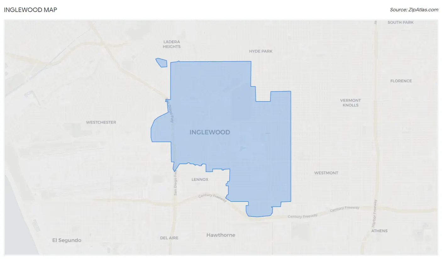 Inglewood Map