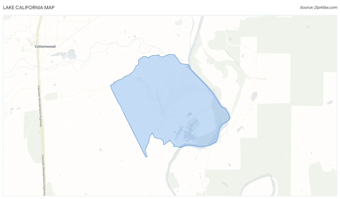 Lake California Map