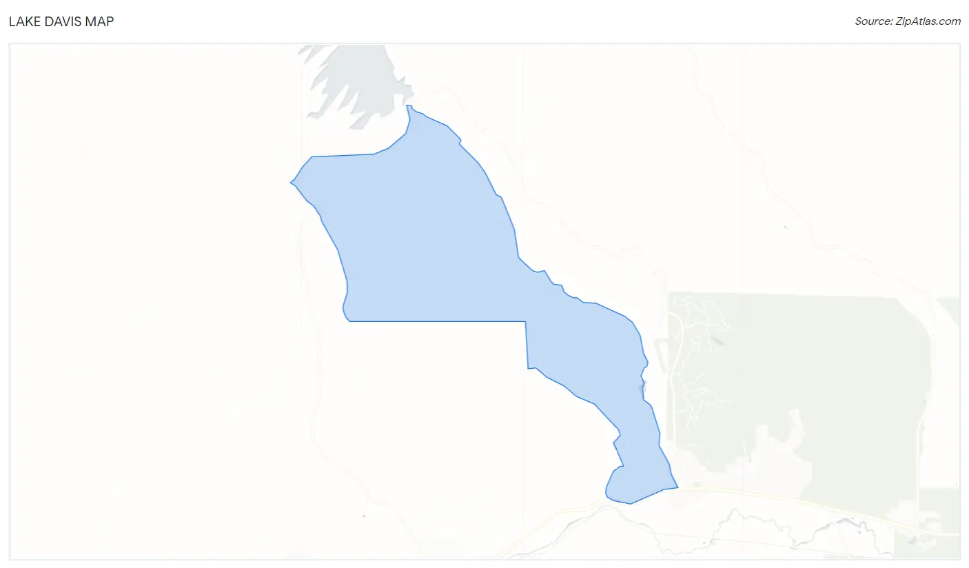 Lake Davis Map