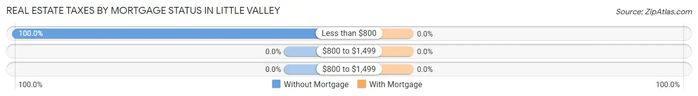 Real Estate Taxes by Mortgage Status in Little Valley