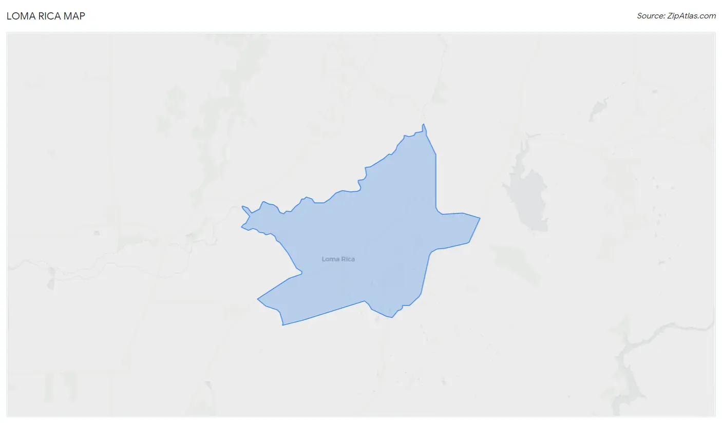 Loma Rica Map