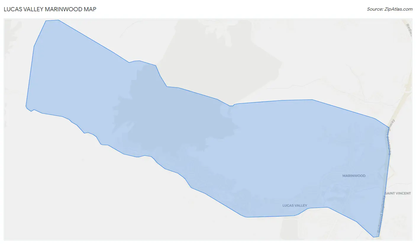 Lucas Valley Marinwood Map