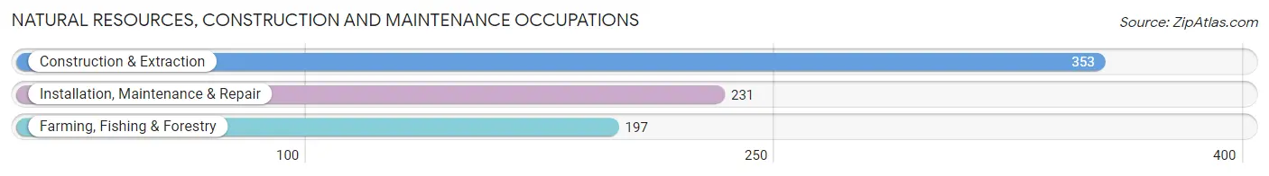 Natural Resources, Construction and Maintenance Occupations in Madera Acres