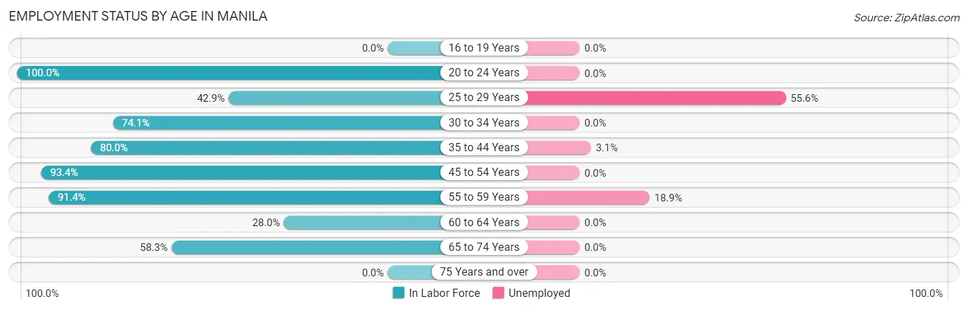 Employment Status by Age in Manila