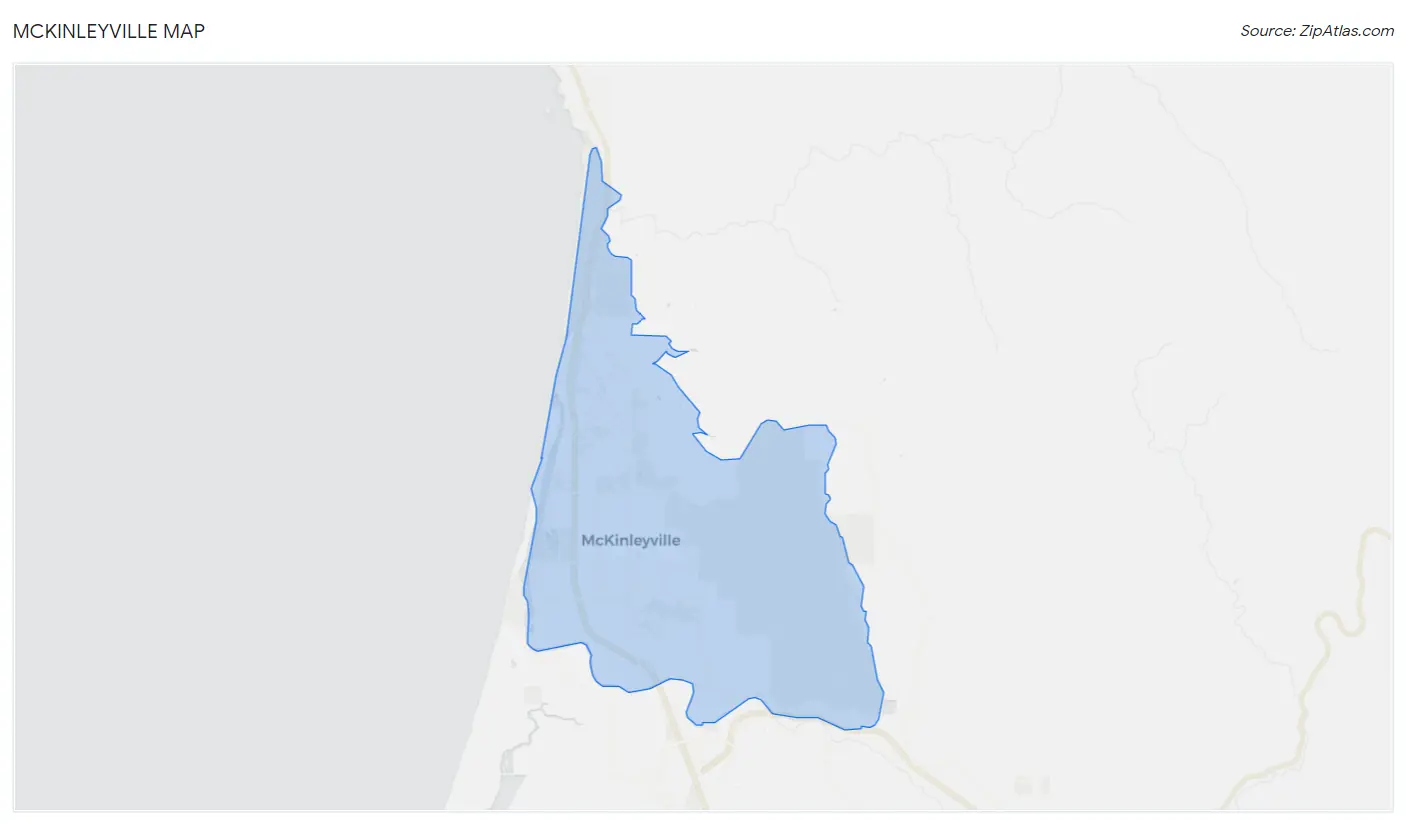 Mckinleyville Map