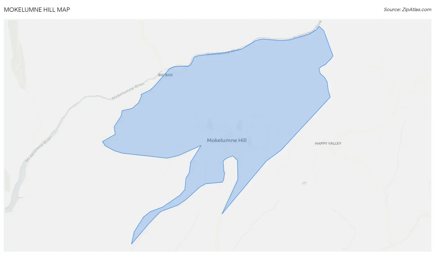 Mokelumne Hill Map