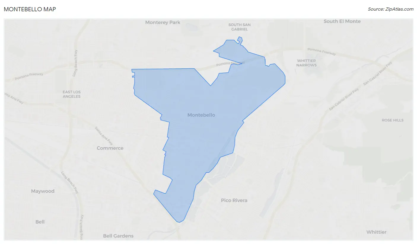 Montebello Map