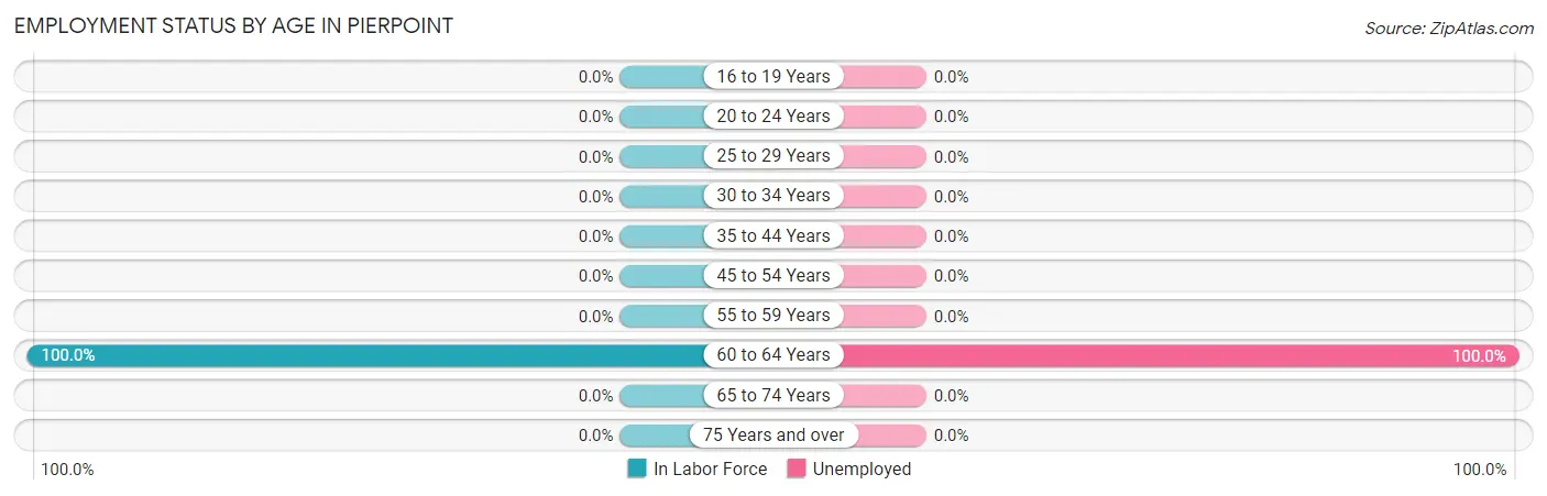 Employment Status by Age in Pierpoint