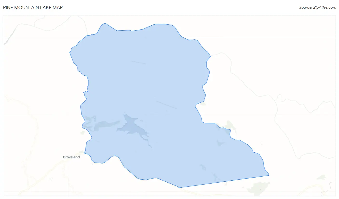 Pine Mountain Lake Map