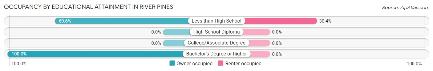 Occupancy by Educational Attainment in River Pines