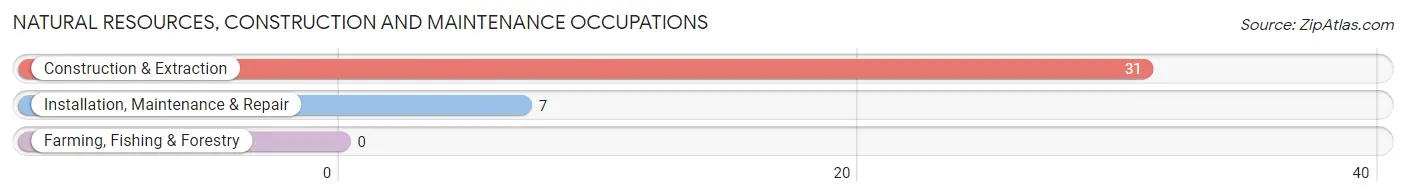 Natural Resources, Construction and Maintenance Occupations in Round Valley