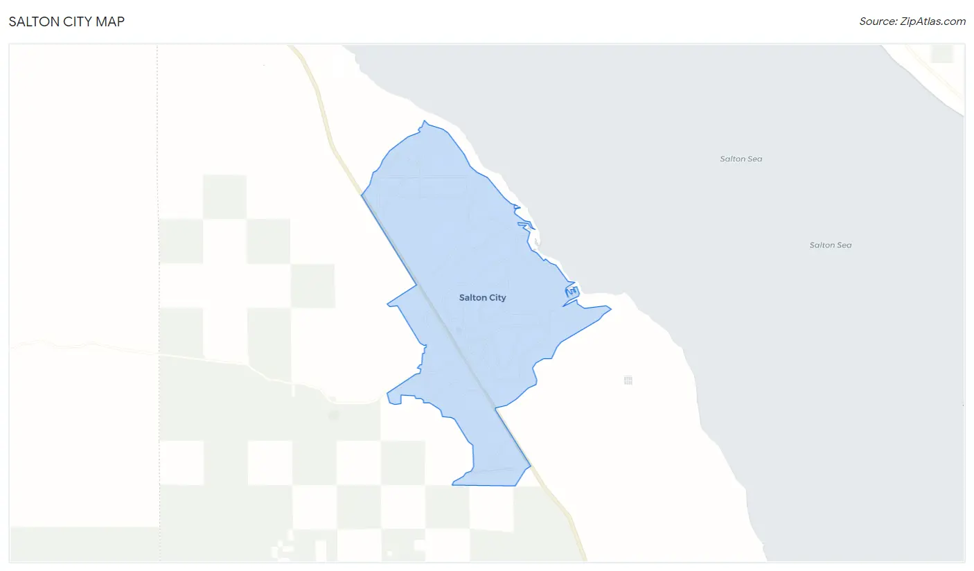 Salton City Map