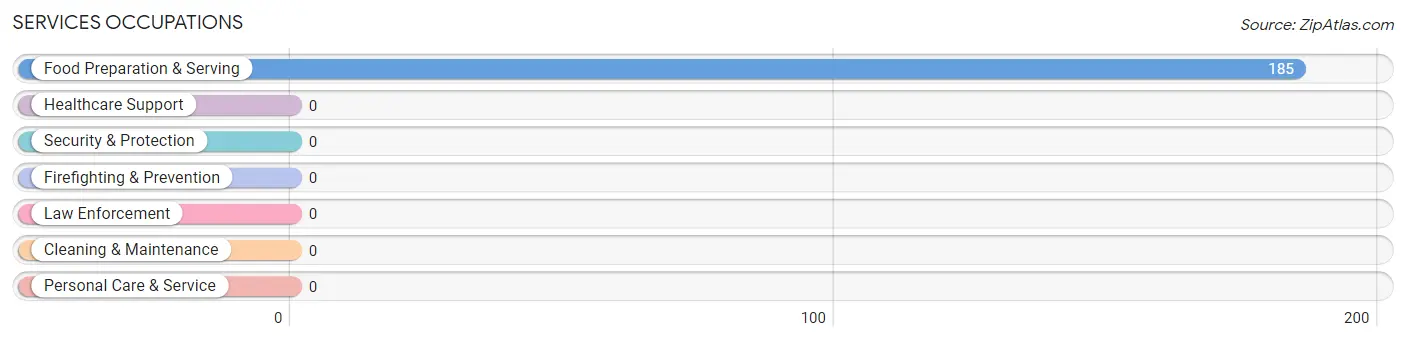 Services Occupations in Salyer