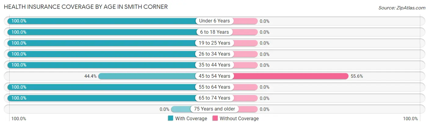 Health Insurance Coverage by Age in Smith Corner