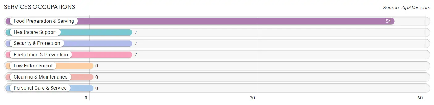 Services Occupations in Somis