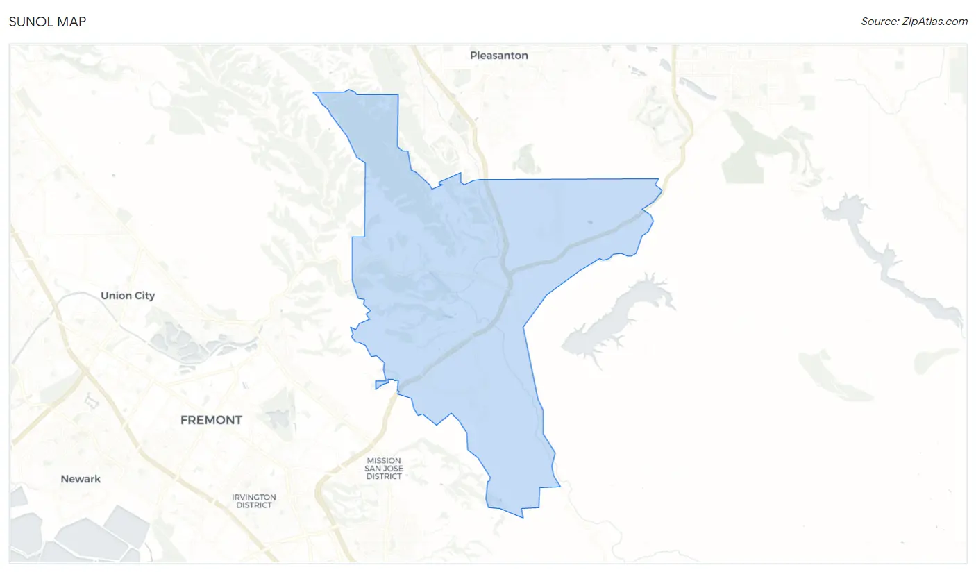 Sunol Map