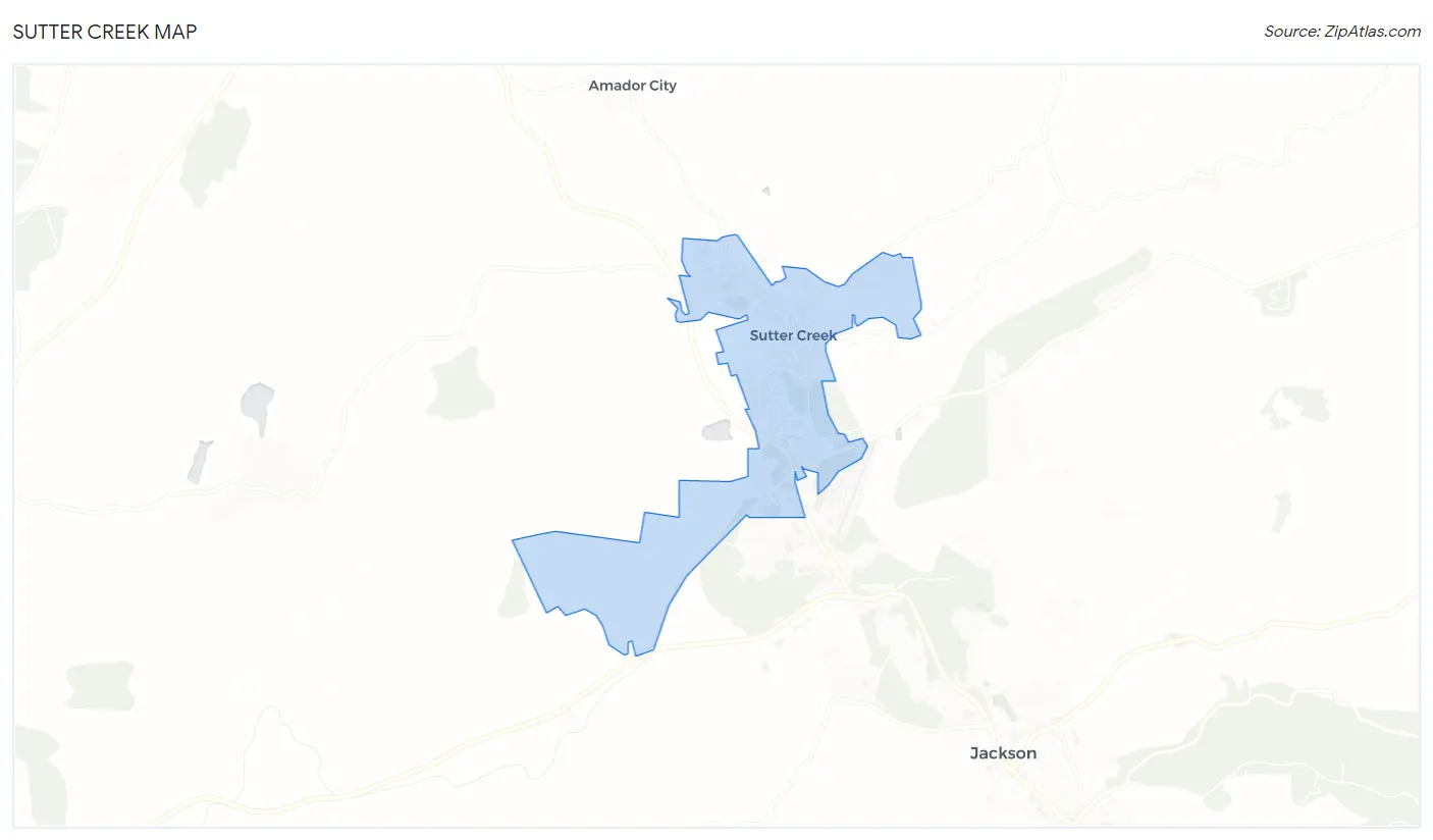 Sutter Creek Map